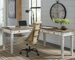 Best American Furniture Galleries Realyn 2-Piece Home Office Desk