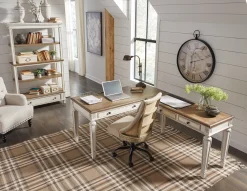 Best American Furniture Galleries Realyn 2-Piece Home Office Desk