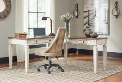 Best American Furniture Galleries Realyn 2-Piece Home Office Desk