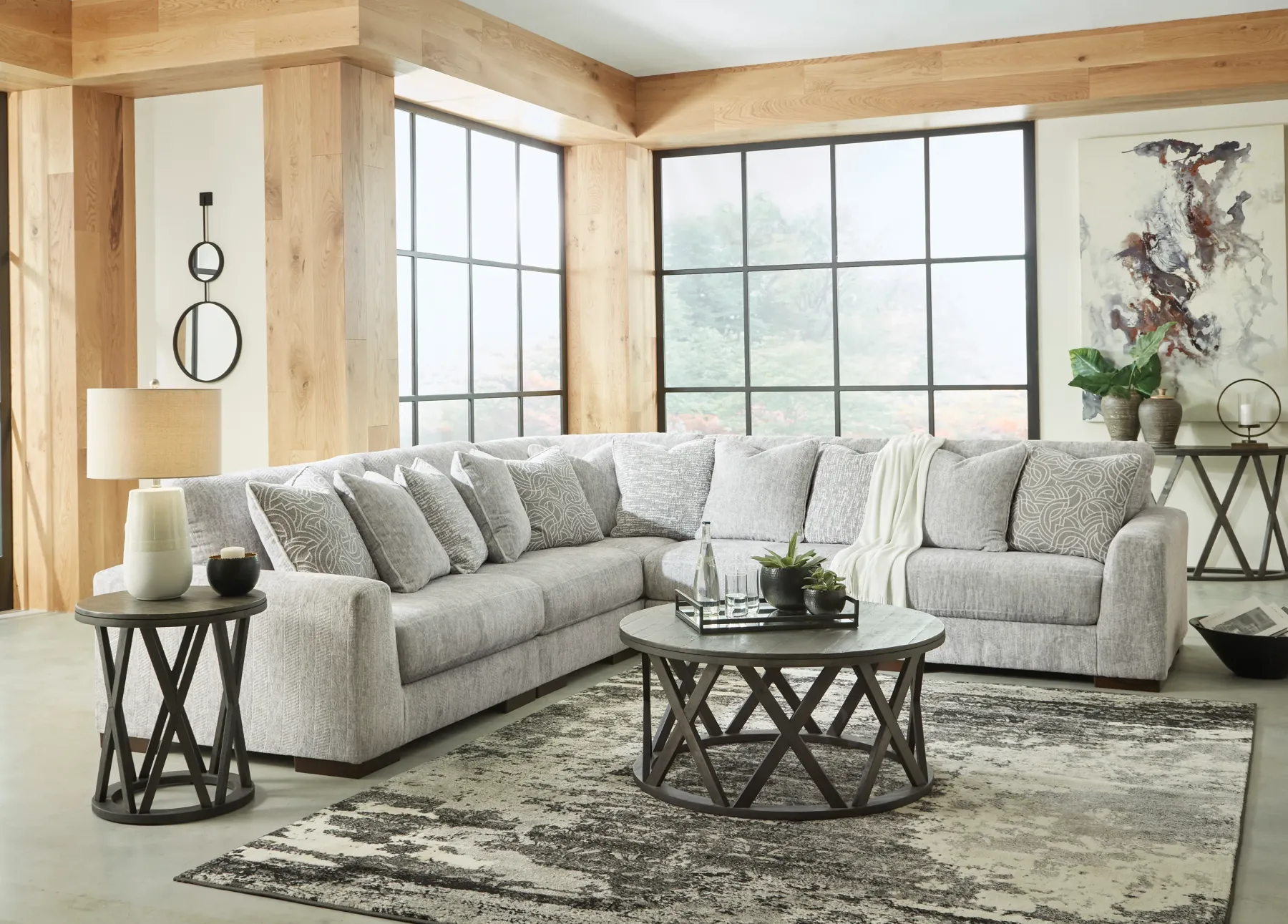Fashion American Furniture Galleries Regent Park 5-Piece Sectional