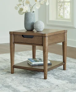 Sale American Furniture Galleries Roanhowe Rectangular End Table