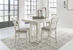 Sale American Furniture Galleries Robbinsdale Counter Height Dining Table And 4 Barstools