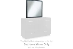New American Furniture Galleries Rowanbeck Bedroom Dresser Mirror