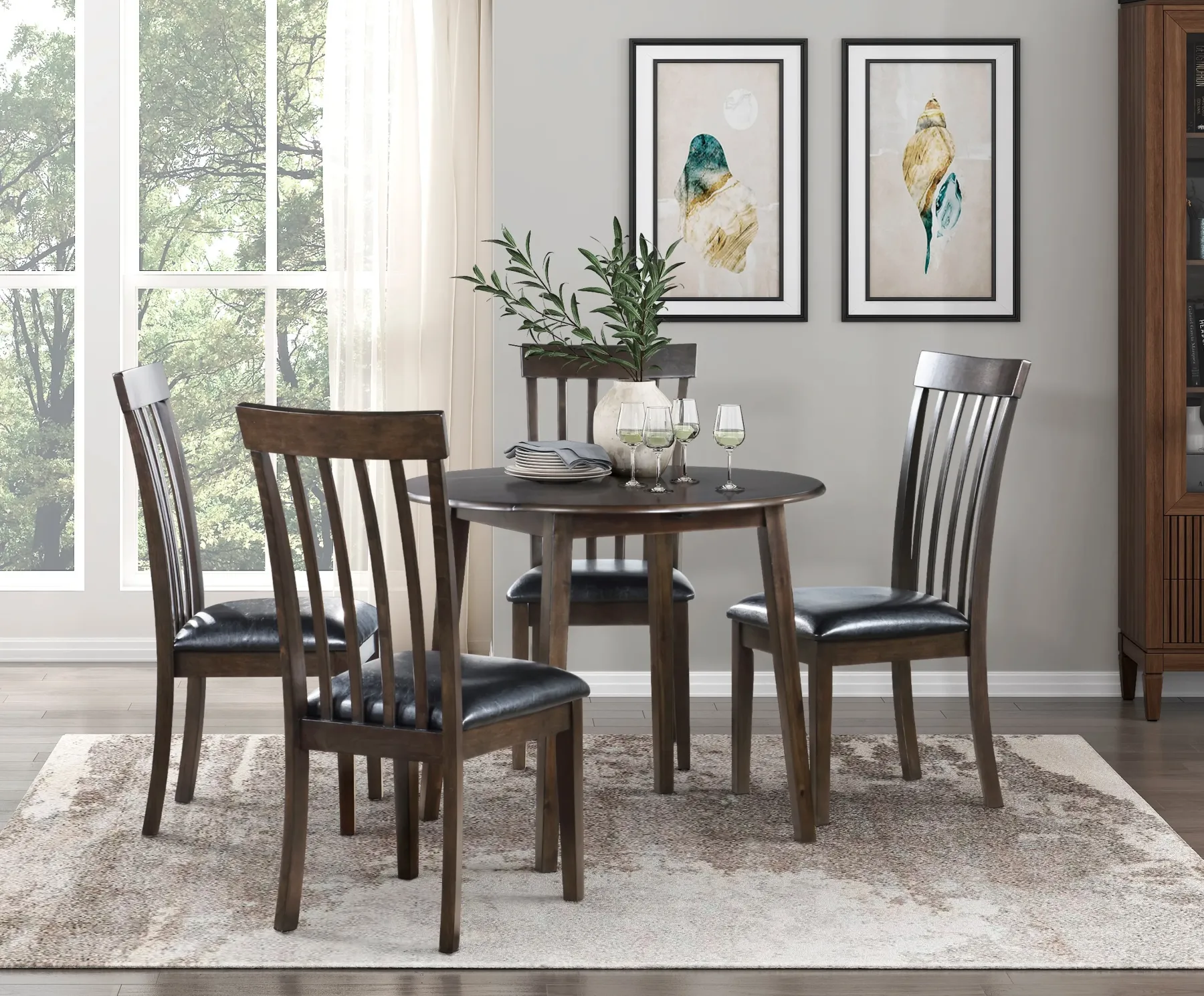 New American Furniture Galleries Rutland 5-Piece Dining Set