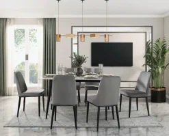 Best American Furniture Galleries Salerno 5-Piece Dining Set