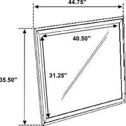 Online American Furniture Galleries Sonora Sonora Dresser Mirror