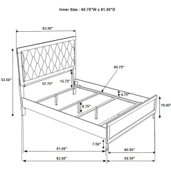 Sale American Furniture Galleries Sonora Sonora Queen Panel Bed