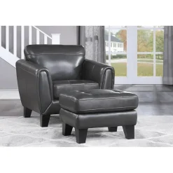 Fashion American Furniture Galleries Spivey Modern Rectangular Ottoman