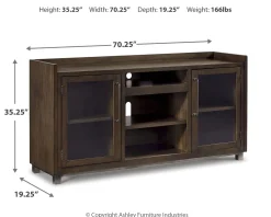 Outlet American Furniture Galleries Starmore XL TV Stand W/ Fireplace Option