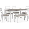 Best American Furniture Galleries Stonehollow 6-Piece Dining Set