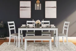 Best American Furniture Galleries Stonehollow 6-Piece Dining Set