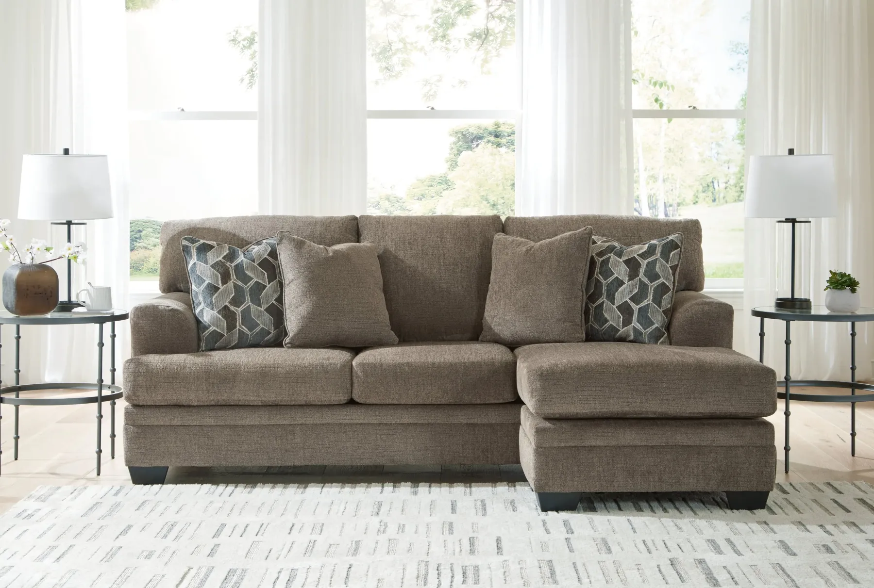 Hot American Furniture Galleries Stonemeade Sofa Chaise
