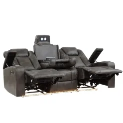 Sale American Furniture Galleries Tabor Double Power Reclining Sofa
