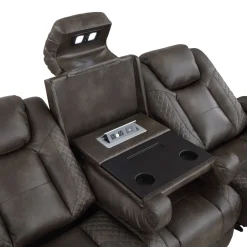 Sale American Furniture Galleries Tabor Double Power Reclining Sofa