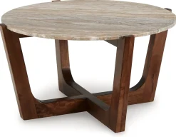 New American Furniture Galleries Tanidore Round Coffee Table