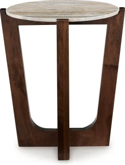 Hot American Furniture Galleries Tanidore Round End Table