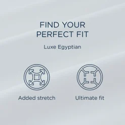 Outlet American Furniture Galleries TEMPUR Luxe Egyptian Cotton Sheet Set Tempur Luxe Egyptian Cotton Sheet Set