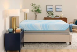 Discount American Furniture Galleries TEMPUR-ActiveBreeze® Medium Hybrid King Mattress and Adjustable Base Set
