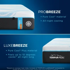 Sale American Furniture Galleries Tempur-LuxeBreeze® 2.0 Firm King LuxeBreeze® Firm Mattress
