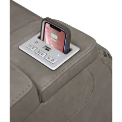 Sale American Furniture Galleries The Man-Den Power Recliner with Adjustable Headrest