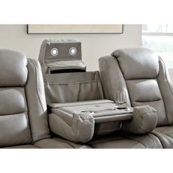 Fashion American Furniture Galleries The Man-Den Pwr Rec Sofa With Adj Headrest