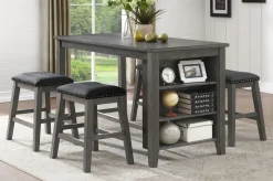 Best American Furniture Galleries Timbre 5-Piece Counter Height Dining Set