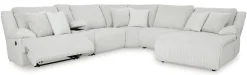 Online American Furniture Galleries Top Tier 6-Piece Reclining Sectional With Chaise