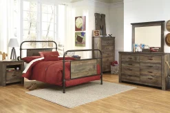New American Furniture Galleries Trinell Bedroom Mirror