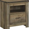 Outlet American Furniture Galleries Trinell 1-Drawer Nightstand