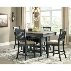 Clearance American Furniture Galleries Tyler Creek 5-Piece Counter Height Set