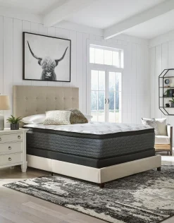 Outlet American Furniture Galleries Ultra Luxury ET with Memory Foam Queen Plush Mattress