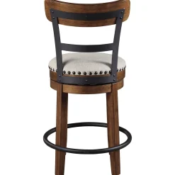 Clearance American Furniture Galleries Valebeck Counter Height Upholstered Swivel Barstool