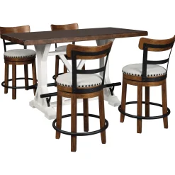 Outlet American Furniture Galleries Valebeck 5-Piece Counter Height Table Set