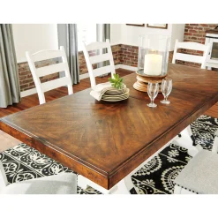 Sale American Furniture Galleries Valebeck Rectangular Dining Room Table
