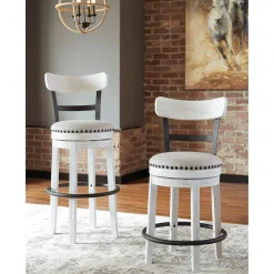 Clearance American Furniture Galleries Valebeck Tall Uph Swivel Barstool
