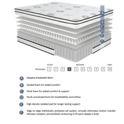 Best American Furniture Galleries Vela 12" Twin Hybrid Mattress