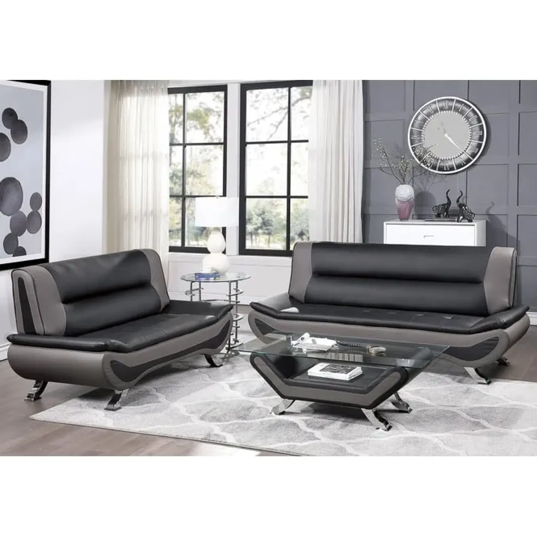 New American Furniture Galleries Veloce Loveseat