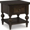 Outlet American Furniture Galleries Veramond Square End Table