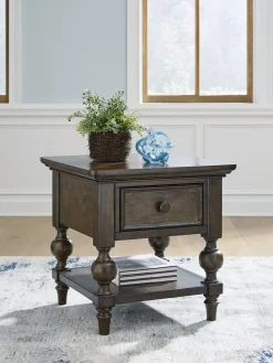 Outlet American Furniture Galleries Veramond Square End Table