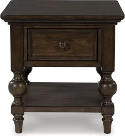 Outlet American Furniture Galleries Veramond Square End Table