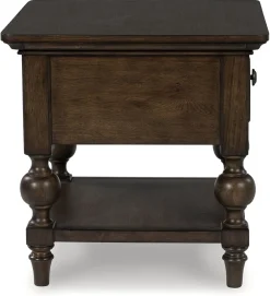 Outlet American Furniture Galleries Veramond Square End Table