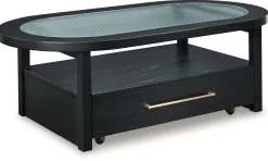 Sale American Furniture Galleries Winbardi Oval Cofee Table