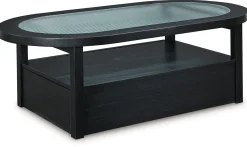 Sale American Furniture Galleries Winbardi Oval Cofee Table