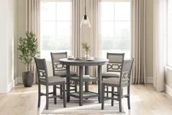 Sale American Furniture Galleries Wrenning 5-Piece Counter Height Set