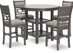 Sale American Furniture Galleries Wrenning 5-Piece Counter Height Set