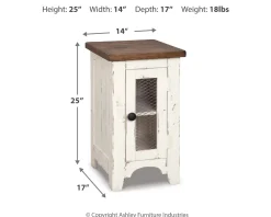 Best American Furniture Galleries Wystfield Chairside End Table