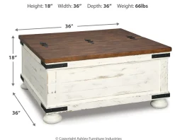 Fashion American Furniture Galleries Wystfield Coffee Table