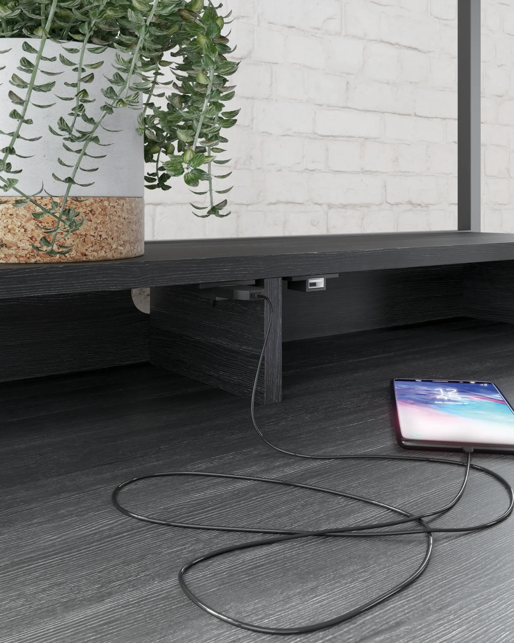 Fashion American Furniture Galleries Yarlow Home Office Desk And Shelf
