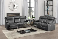 Clearance American Furniture Galleries Yerba Lay Flat Reclining Sofa