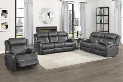 Clearance American Furniture Galleries Yerba Lay Flat Reclining Sofa